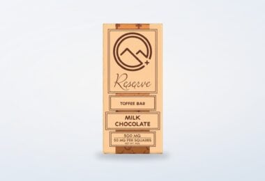 Reserve Chocolate Bar from Colorado Cures on a clean product background