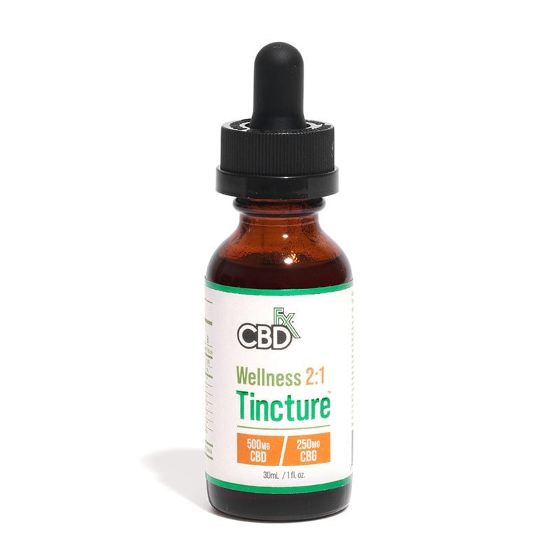 CBDFx wellness tincture bottle