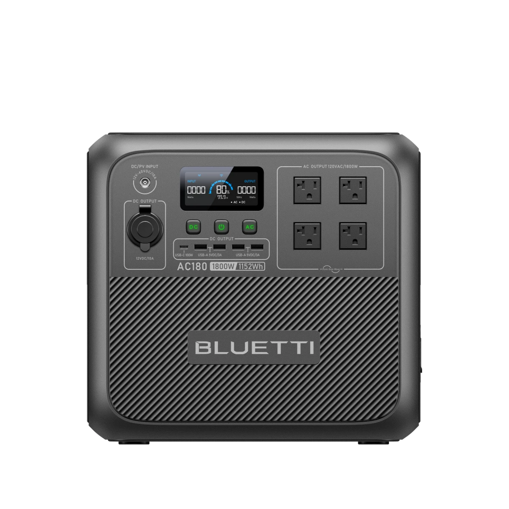 BLUETTI AC180 portable power station product view
