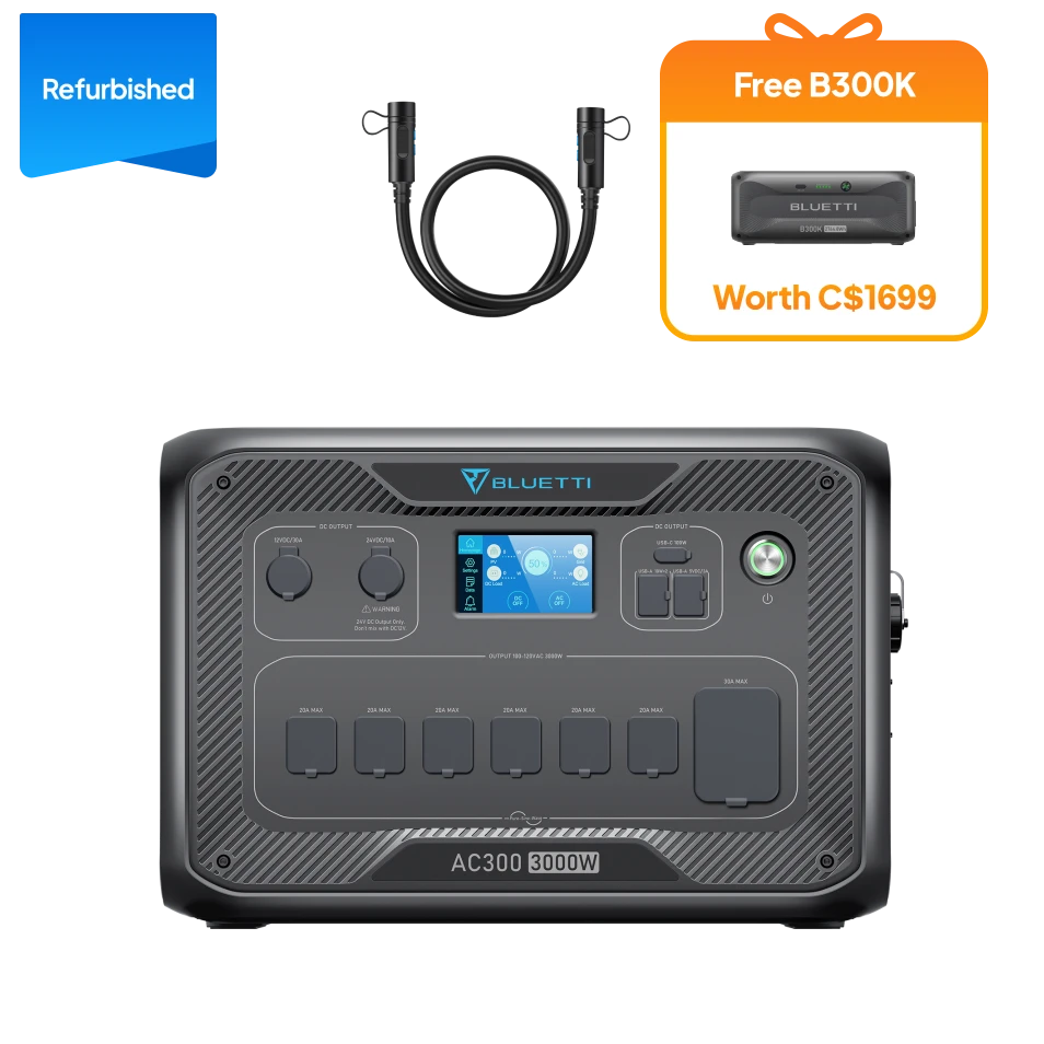 BLUETTI AC300 with B300K battery