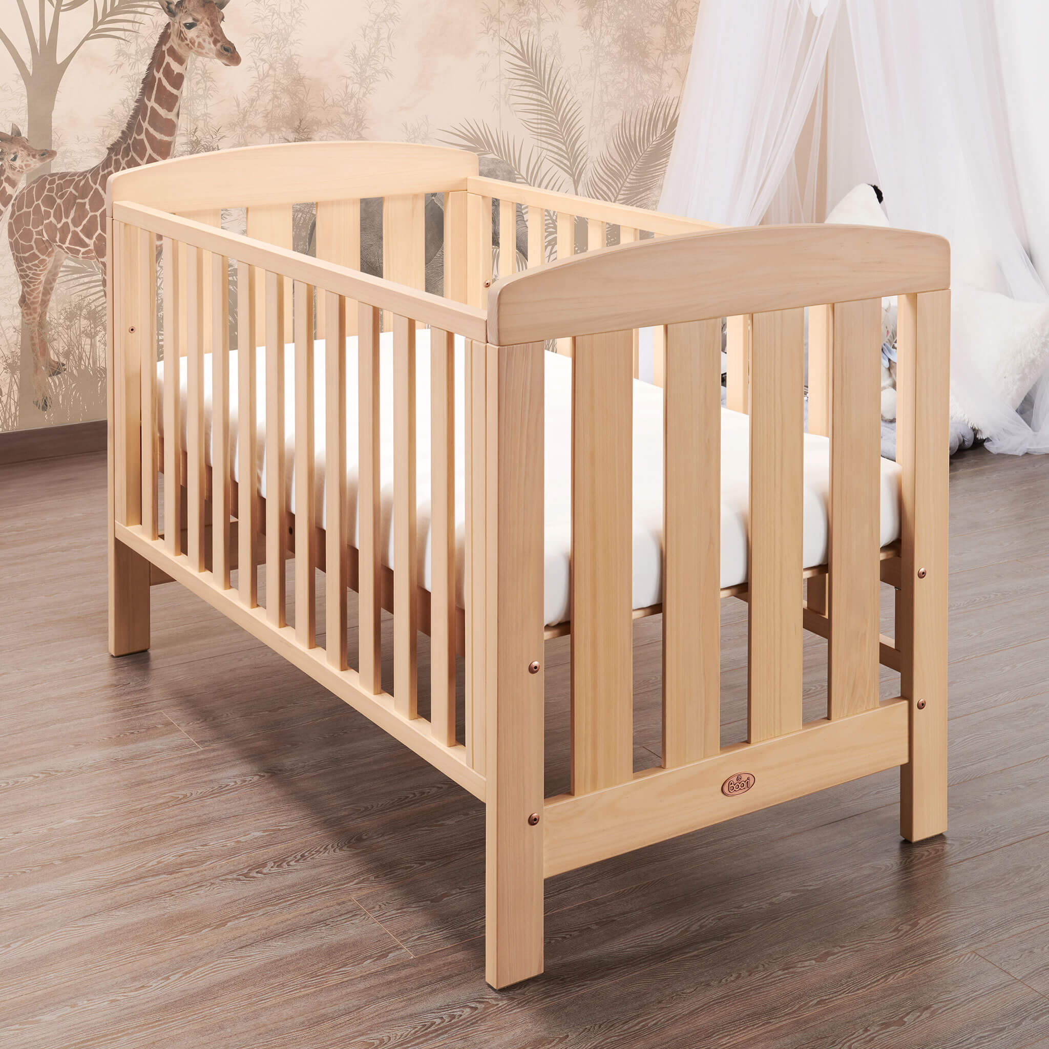 Boori Alice Cot Bed styled in a nursery