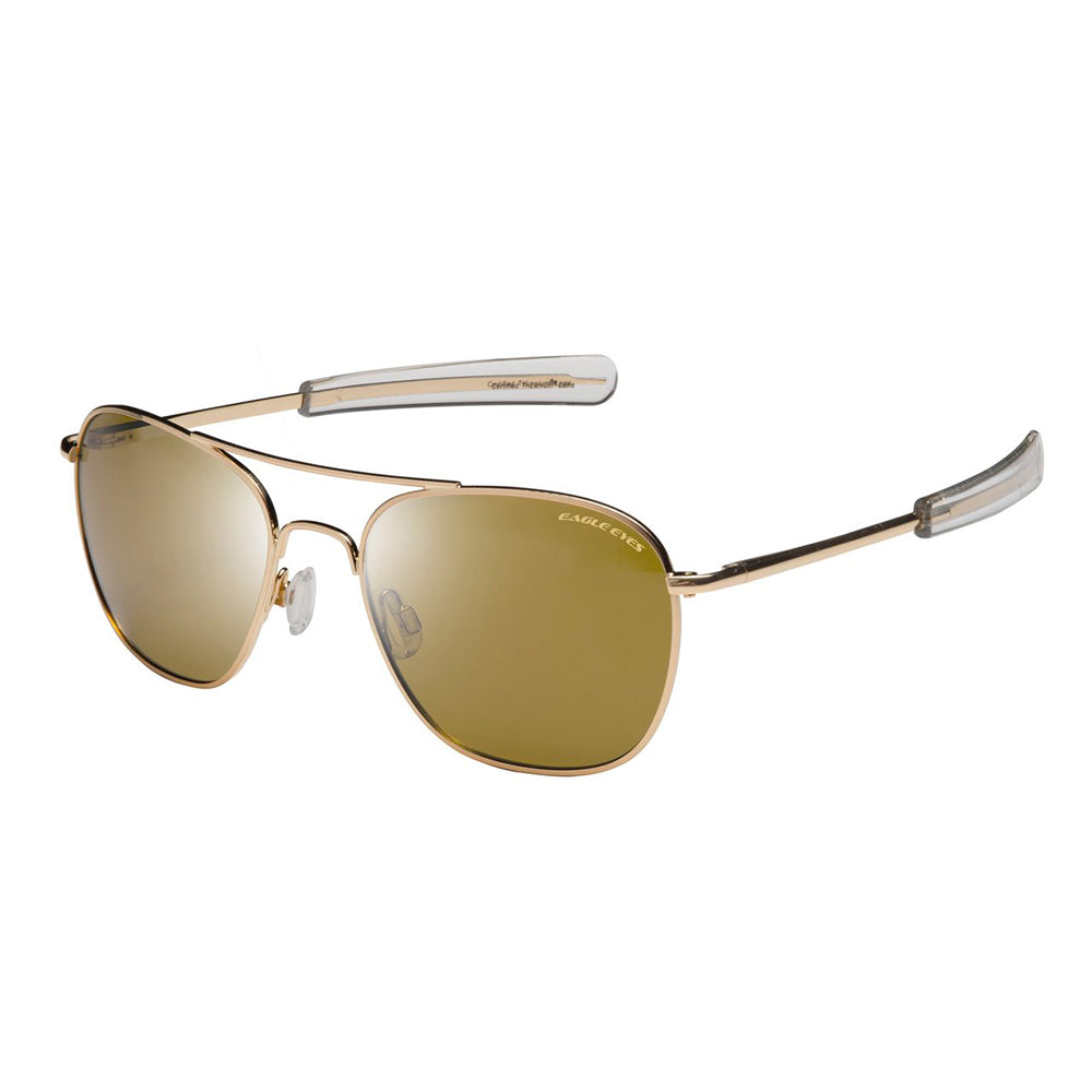 Lentes Eagle Eyes Freedom Gold dorados de estilo aviador