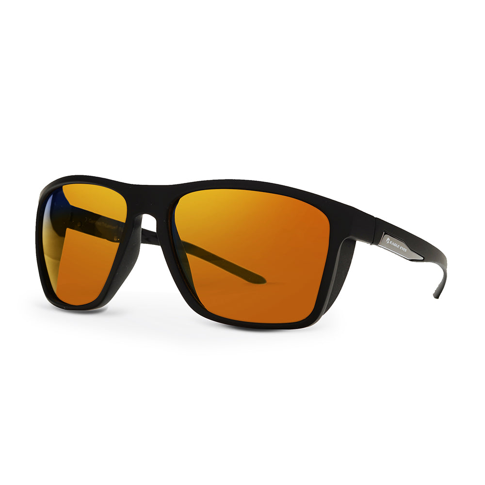 Lentes Eagle Eyes Zone Matte Black con montura negra mate y lente naranja