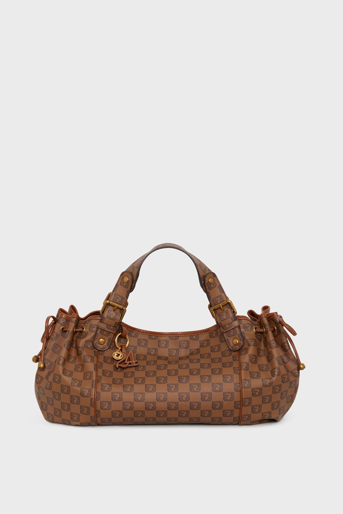 Sac Gerard Darel 24H en toile enduite monogrammée et cuir