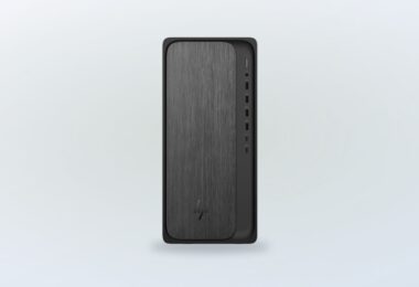 HP OmniDesk Desktop PC M02-0014 on a clean background