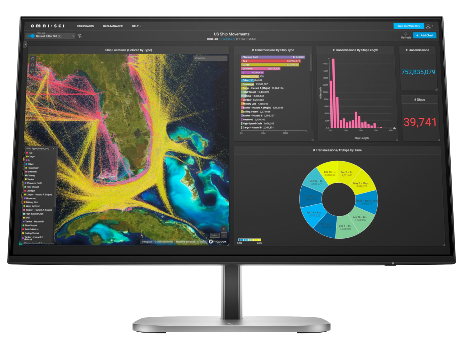 HP Series 5 Pro 23.8 inch monitor on a clean background