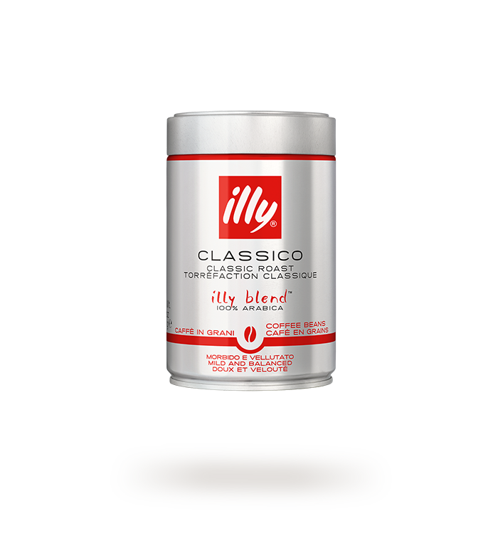Barattolo di caffè Illy in grani tostato CLASSICO