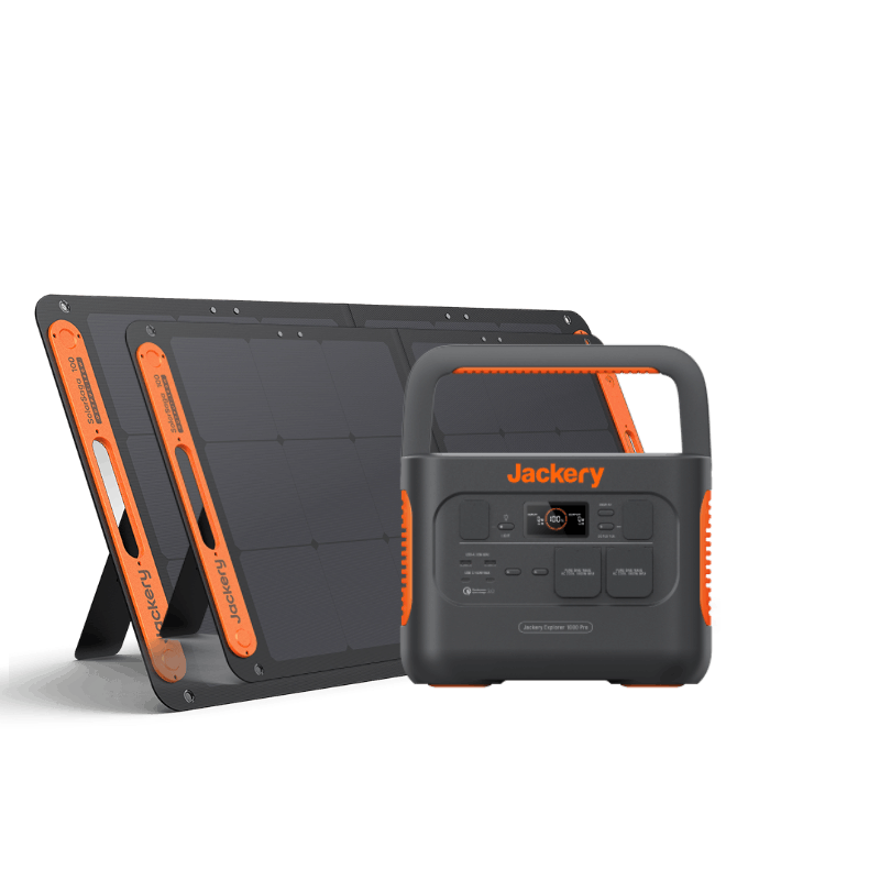 Jackery Explorer 1000 Pro mit Solarpanels