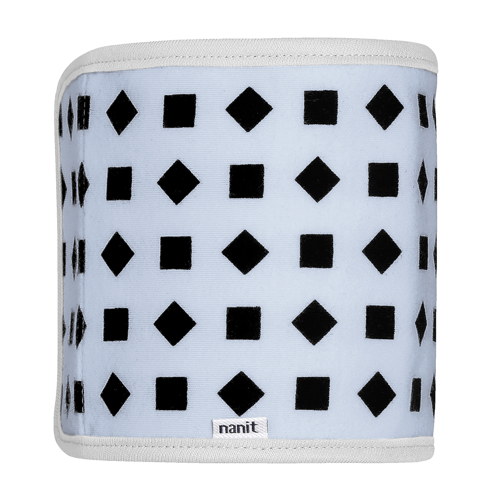Rolled powder blue Nanit Breathing Band