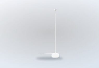 Complete white Nanit Floor Stand product view