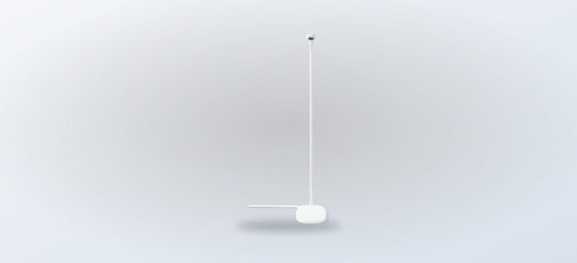 Complete white Nanit Floor Stand product view