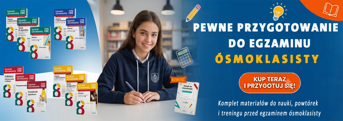 Materiały Operon 1 do przygotowania do egzaminu ósmoklasisty