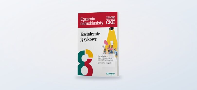 Książka Kształcenie językowe na egzaminie ósmoklasisty