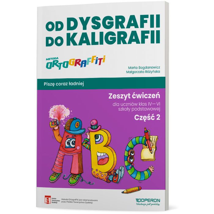 Okładka publikacji Ortograffiti Od dysgrafii do kaligrafii, część 2