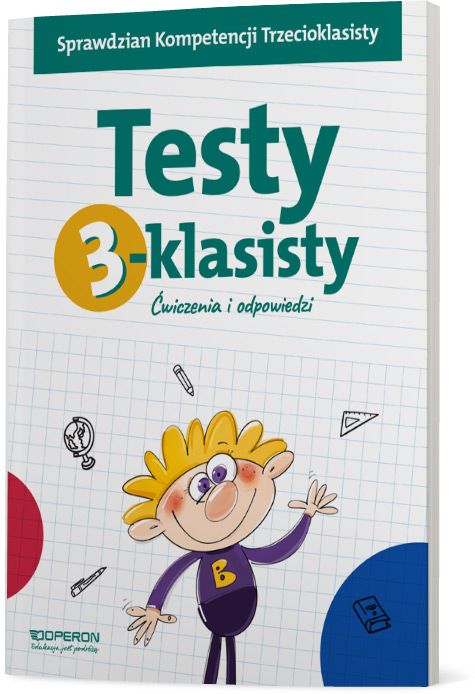 Okładki materiałów testowych Operon dla uczniów