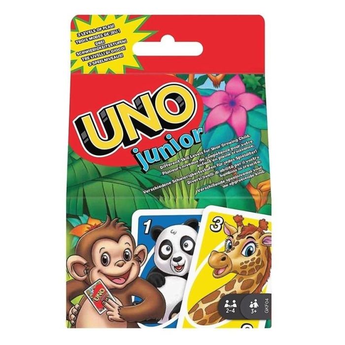 Gra karciana Uno Junior dla dzieci