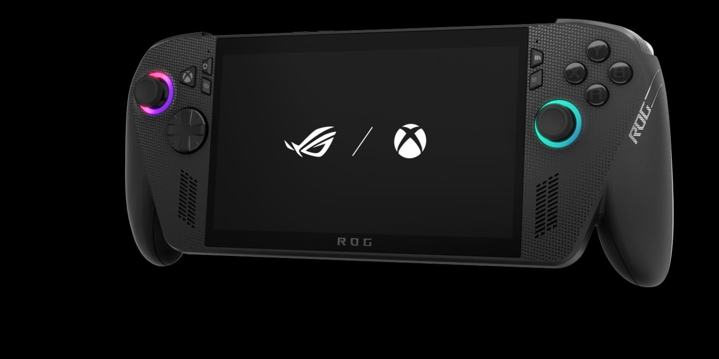ROG Xbox Ally nera mostrata in un render di prodotto