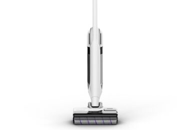 Rowenta X-Clean 12, fregona eléctrica sin cable en vista frontal