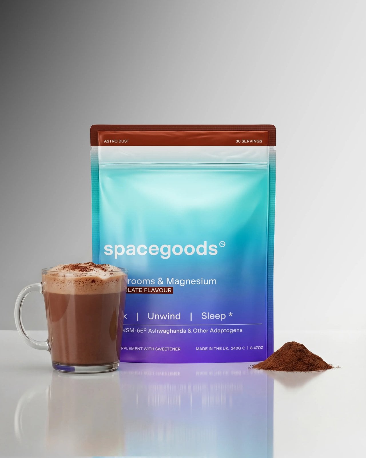 Spacegoods Astro Dust Chocolate flavour pouch