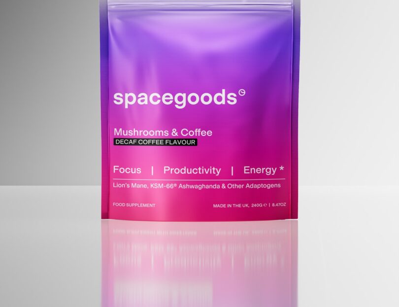 Spacegoods Rainbow Dust decaf coffee flavour pouch